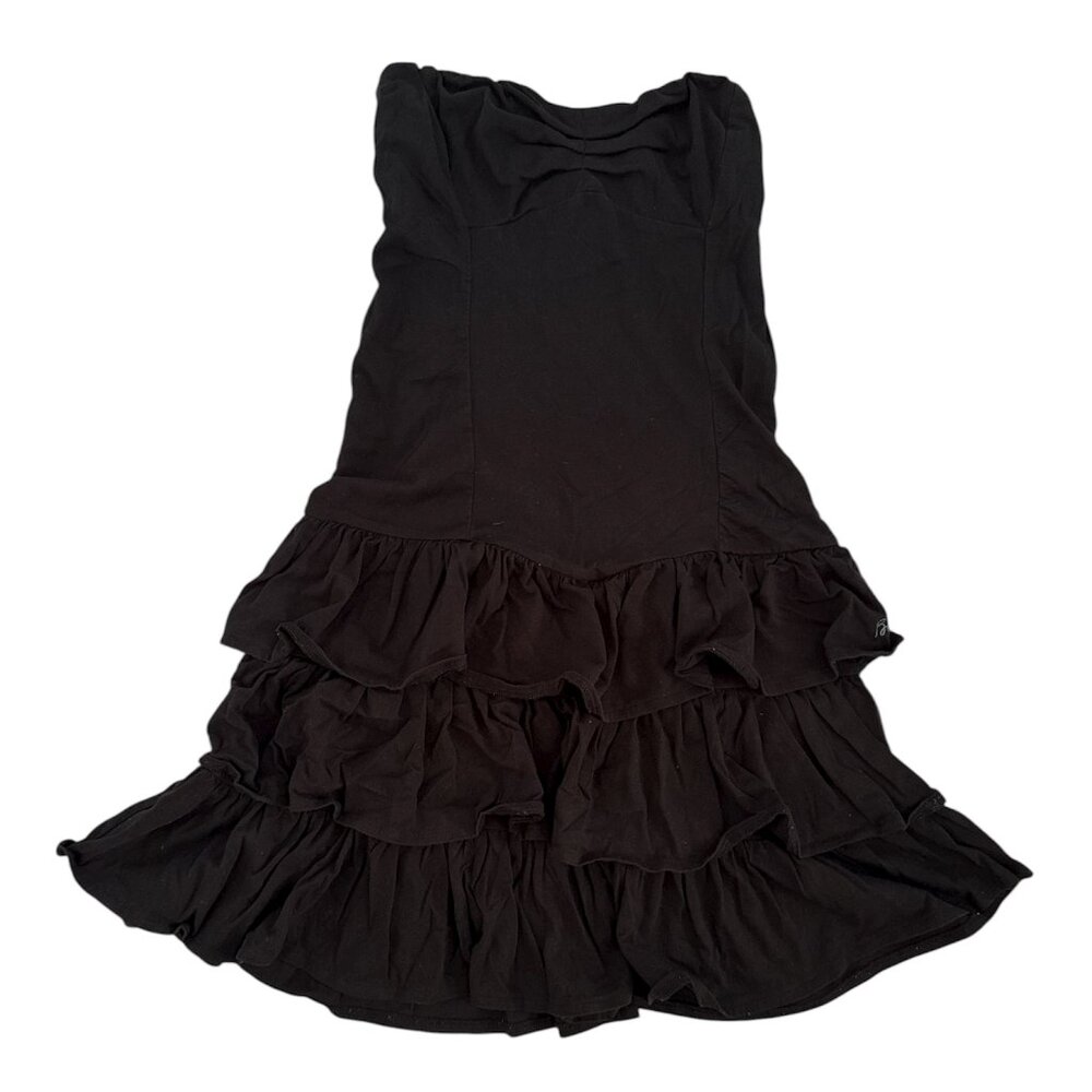Girls Vintage Billabong Ruffle Strapless Dress - Size S